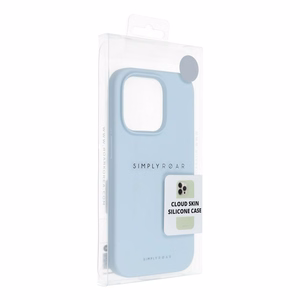 ROAR CLOUD SKIN -suojakuori iPhone 15 vaaleansininen