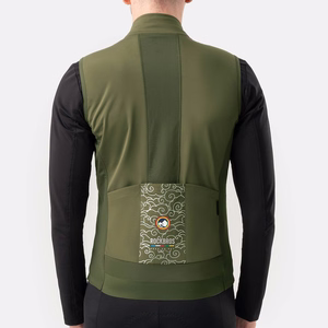 Rockbros TLMJ002 ROAD TO SKY insulated windproof vest L - green