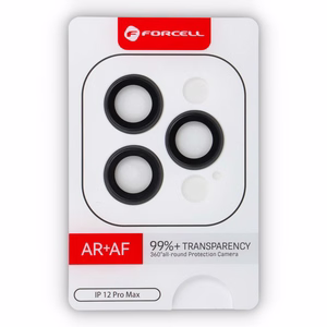 Kameran lasi iPhone 12 Pro Max:lle Forcell Premium graphite