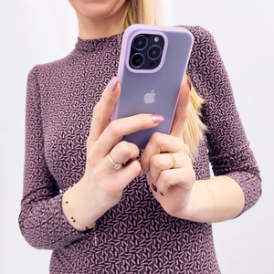 Kingxbar Plain Series kotelo kansi iPhone 13 Pro silikoni suojus vaaleanpunainen