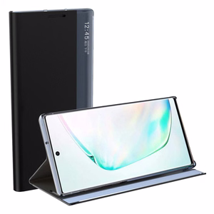 Sleep Case Kirjahylly Tyyppi Kotelo Smart Window Samsung Galaxy A22 4G musta