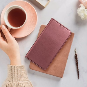 Phone Case "Smart Magnetic" for Xiaomi Redmi 13 4G / Redmi 13 5G / Poco M6 4G Red Wine