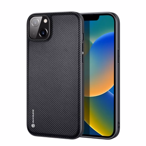 Dux Ducis Fino kotelo kansi nylon päällystetty iPhone 14 Plus musta