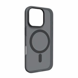 Puro Daylight MagSafe Silikoninen Suojakuori iPhone 16 Prolle - musta