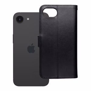 MEZZO kirjakotelo IPHONE 16e:lle (SE 4 2025) nalle musta