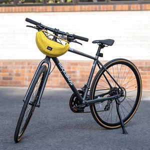 Rockbros H74 polkupyörän laukku ohjaustankoon tai olalle (banaanin muotoinen) 1.8L - keltainen