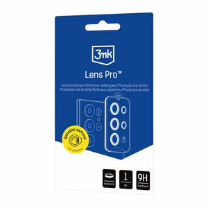 3mk Lens Protection Pro musta Hybrid Lasi kameran linssin suojaksi Samsung Galaxy S26+:lle