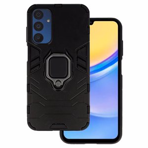 Ring Armor Suojakuori Samsung Galaxy A15 4G/5G:lle musta