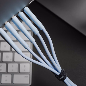 Kaapeli USB C - USB C Forcell F-Energy QC4.0 PD 3A 60W Silicone 1 m C344 sininen