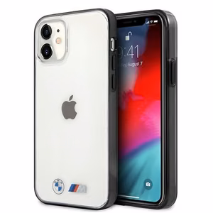 BMW Sandblast kotelo iPhone 12 mini - läpinäkyvä