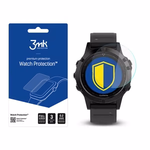 Garmin Fenix 5 47 mm – 3mk Watch Protection FlexibleGlass älykellon näytönsuoja