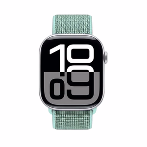 Crong Nylon Apple Watch -urheiluranneke, 38/40/41/42 mm, Atlantic Green