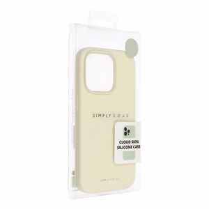 ROAR Suojakuori CLOUD SKIN iPhone 15:lle vaaleankeltainen