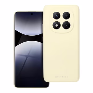 ROAR Suojakuori CLOUD SKIN Xiaomi Redmi Note 14 Pro+ 5G:lle vaaleankeltainen
