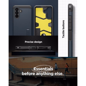 Spigen Tough Armor -suojakuori Samsung Galaxy A57 5G:lle - tummansininen