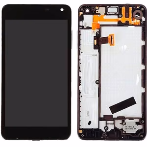 LCD screen Microsoft (Nokia) Lumia 650 with touch screen and frame black original (used grade B)