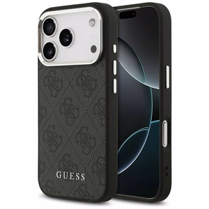 Guess 4G Classic Logo MagSafe Suojakuori iPhone 17 Pro:lle - Musta