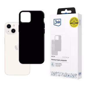 Apple iPhone 15 Plus - 3mk Matt Case musta
