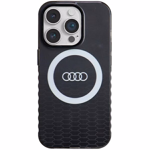 Audi IML Big Logo MagSafe Suojakuori iPhone 14 Pro:lle - musta