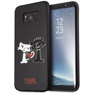 Karl Lagerfeld Choupette In Love Suojakuori Samsung Galaxy S8 Plus:lle - Musta