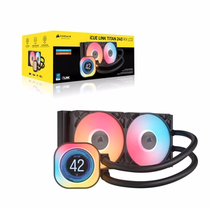 CORSAIR iCUE LINK TITAN 240 RX LCD