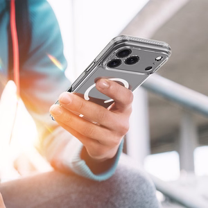 DUX DUCIS CLIN MAG Suojakuori MagSafe-yhteensopiva iPhone 17 Pro:lle (avoin rengas) - Läpinäkyvä