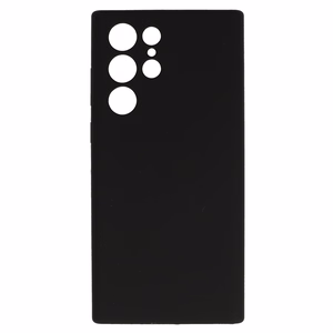 Silicone Lite Suojakuori Samsung Galaxy S22 Ultra musta