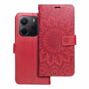 MEZZO kirjakotelo XIAOMI Redmi Note 14 5G:lle mandala magenta