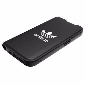 Adidas OR Booklet Case BASIC iPhone 14 Pro 6.1 musta/musta valkoinen 50182