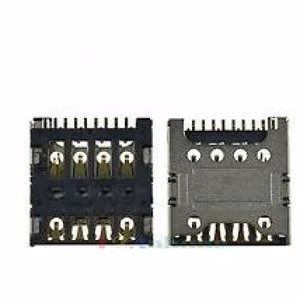 SIM-korttiholkki / kontaktit yhteensopiva LG H340 Leon / D320 L70 / D405 L90 alkuperäinen