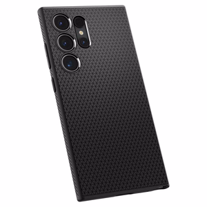 Spigen Liquid Air suojakuori Samsung Galaxy S24 Ultra:lle - matta musta