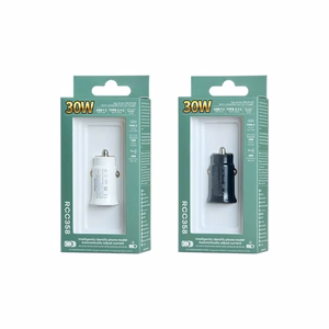 Remax auton laturi RCC358 30W USB-C/USB-A musta