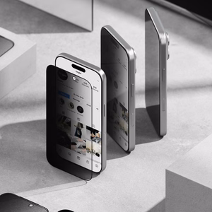 Ringke Easy Slide 2-pack Privacy Glass for iPhone 17 Pro - Black