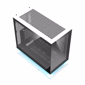 DarkFlash F1 ATX -tietokonekotelo ja 6 tuuletinta, valkoinen