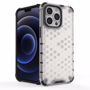 Honeycomb Asia panssari kansi TPU puskuri iPhone 13 Pro punainen