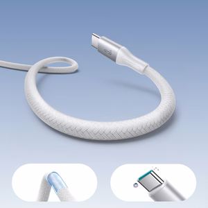 Joyroom S-A28 Flash Series 3A USB-A - USB-C Kaapeli 2m - Valkoinen