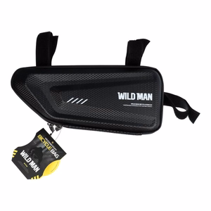 WILDMAN matkalaukku rungon alle vetoketjulla E4 1,5L (4"-7") musta
