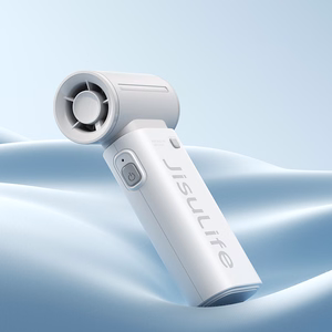 Jisulife Life9 3600 mAh kannettava USB-käsituuletin ja minipuhallin, harmaa