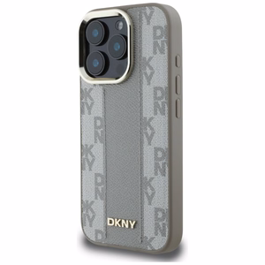 DKNY Checkered Pattern MagSafe Suojakuori iPhone 16 Pro:lle - beige