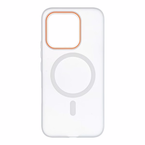 Case for Honor 600 LITE Go Orange compatible with MagSafe transparent