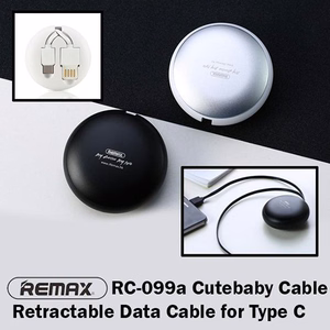 REMAX Cutebaby RC-99a Kaapeli - USB - Type C - 1 metri - musta
