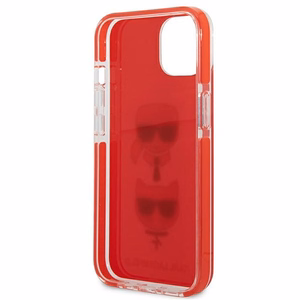 Karl Lagerfeld Karl&Choupette Head Case iPhone 13 mini - punainen