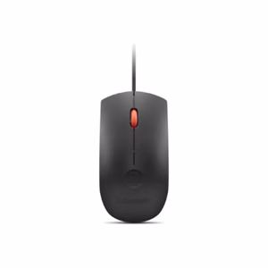Lenovo Fingerprint Biometric USB Mouse Gen3 Wired USB-A Black/Red