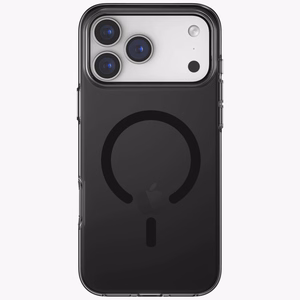 Uniq Clario Magclick lataussuojakuori iPhone 17 Pro Max -puhelimelle - musta