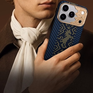 Sininen Benks Magnetic Armor Air Knight kevlar- ja metallikehyksinen suojakuori (C.K.FL.AP.GD.C072) malleihin iPhone 18 Pro / iPhone 17 Pro
