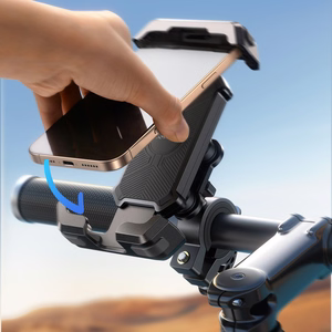 Joyroom JR-ZS428 shockproof handlebar holder for motorcycle, bike, scooter - black