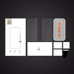Tech-Protect Quick Set+ Karkaistu lasi Samsung Galaxy S25:lle - läpinäkyvä