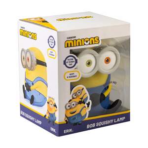 Minions Bobin pehmeä silikoninen LED-yövalo lapsille, 15 cm