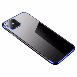 Kirkas väri tapauksessa Gel TPU kansi metallinen kehys Xiaomi Redmi Note 11S / Note 11 sininen