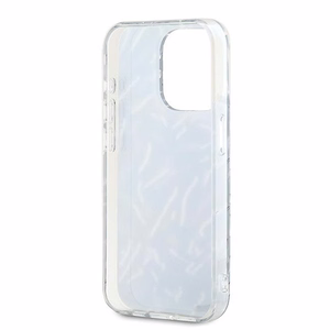 Karl Lagerfeld Zebra nyörillä Suojakuori iPhone 15 Pro Max:lle - Violetti